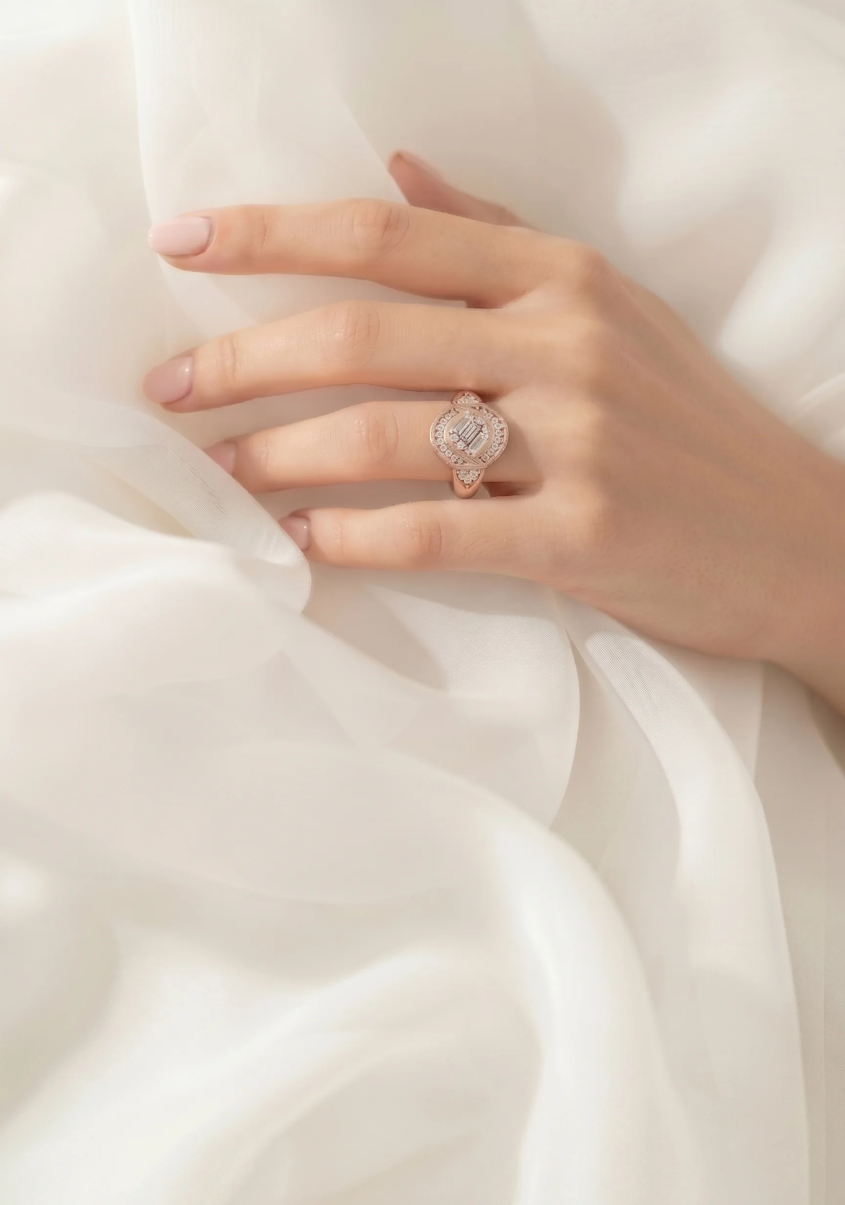Silk Halo Ring